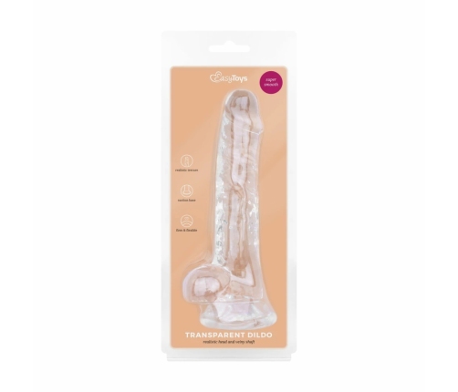 TOYJOY Crystal Clear Intimate Model with Base 17 cm Transparent