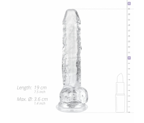 TOYJOY Crystal Clear Intimate Model with Base 17 cm Transparent
