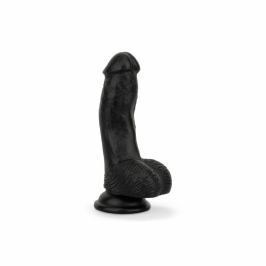 EasyToys Silicone Black Intimate Model with Base 12 cm