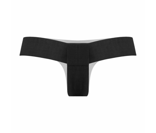 Fetish Collection Vibrating Strap-On System Black Adjustable Set