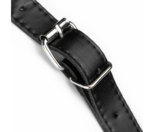 Fetish Collection Double Silicone Intimate Set Adjustable Black Harness