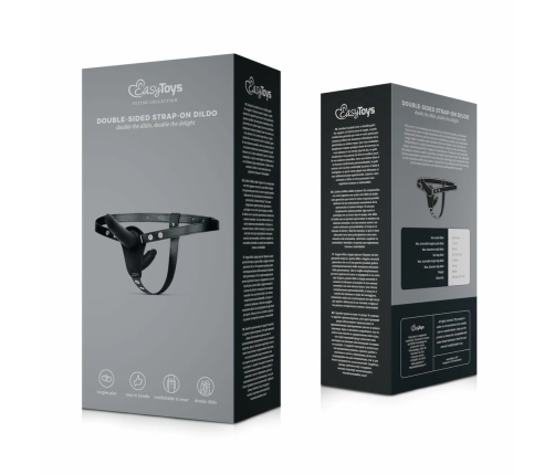 Fetish Collection Double-Sided Black Harness System Adjustable 41 cm