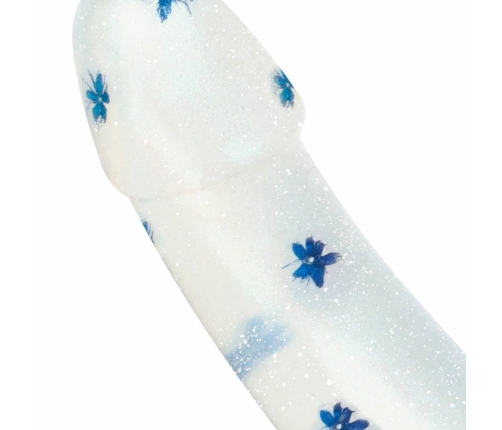 Blossom Bliss Intimate Machine Blue Glitter 19cm by Dildo Collection