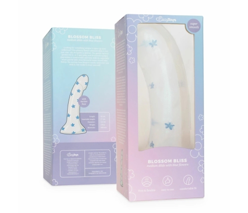 Blossom Bliss Intimate Machine Blue Glitter 19cm by Dildo Collection