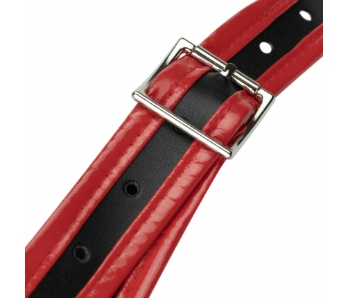 Fetish Collection Triple Harness System Adjustable Black/Red 54-106cm