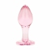 Anal Collection Glass Plug Medium Heart-Shaped Base 8.3 cm Pink