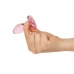 Anal Collection Glass Plug Small Pink 7cm Heart-Shaped Base