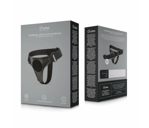 Fetish Collection Adjustable Black Harness with Suction System