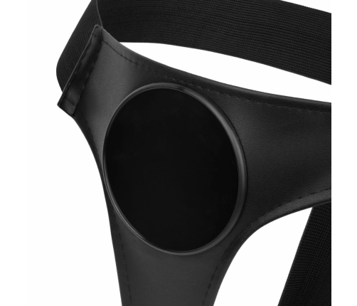 Fetish Collection Adjustable Black Harness with Suction System