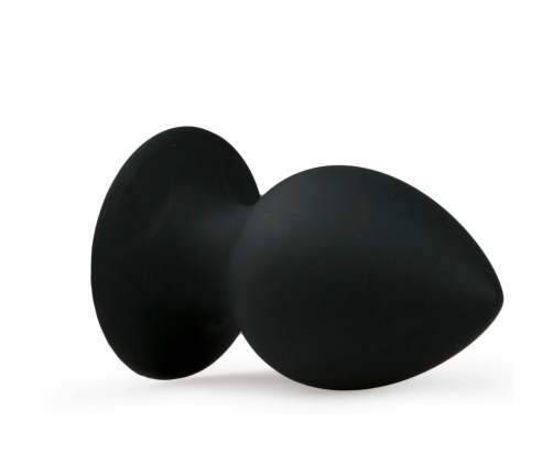 EasyToys Round Plug Black XL - Silicone Intimate Accessory with Suction Base