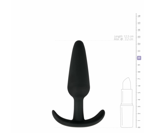 EasyToys Silicone Intimate Plug L Black - Ergonomic Flexible Design