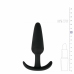 EasyToys Silicone Intimate Plug L Black - Ergonomic Flexible Design