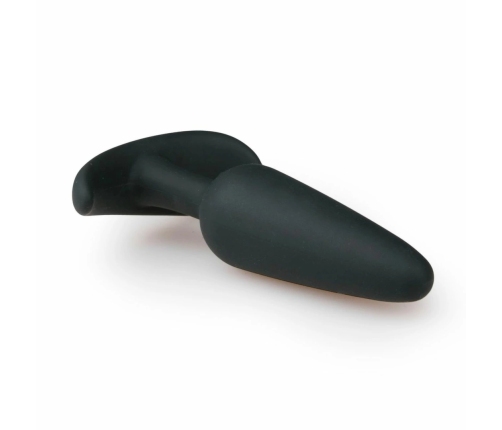 EasyToys Silicone Plug M - Flexible Anatomical Intimate Accessory, Black