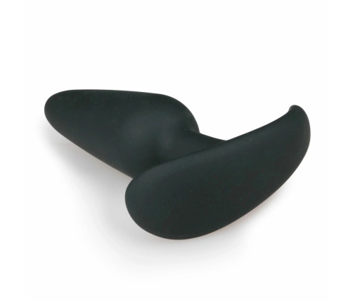 EasyToys Silicone Plug M - Flexible Anatomical Intimate Accessory, Black