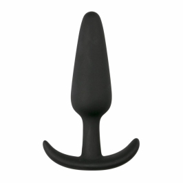 EasyToys Silicone Plug S Black - Compact Flexible Intimate Accessory
