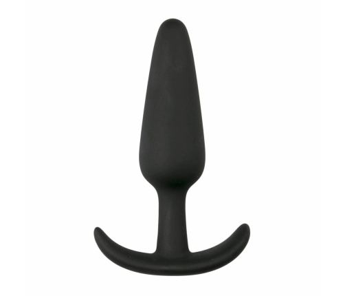 EasyToys Silicone Plug S Black - Compact Flexible Intimate Accessory