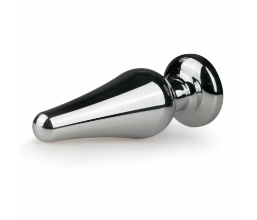 Rimba Aluminium Plug Crystal Clear - Tapered Design, Medium Size