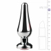 Rimba Aluminium Plug Crystal Clear - Tapered Design, Medium Size