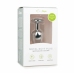 Diogol Metal Plug Silver with Clear Crystal S - Compact Aluminium Model
