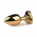 Diogol Aluminium Heart Jewel Plug Small Silver Temperature Play