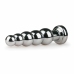 Rimba Aluminium Plug Clear Crystal - Elegant Metal Intimate Accessory