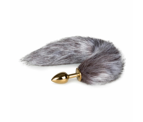 Pipedream Fox Tail Aluminum Model - Intimate Stainless Attachment, Silver/Gray