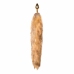 Rimba Aluminium Plug with Faux Fox Tail - Silver & Grey, Medium Size