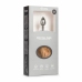 Rimba Aluminium Plug with Faux Fox Tail - Silver & Grey, Medium