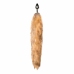 Rimba Aluminium Plug with Faux Fox Tail - Silver & Grey, Medium