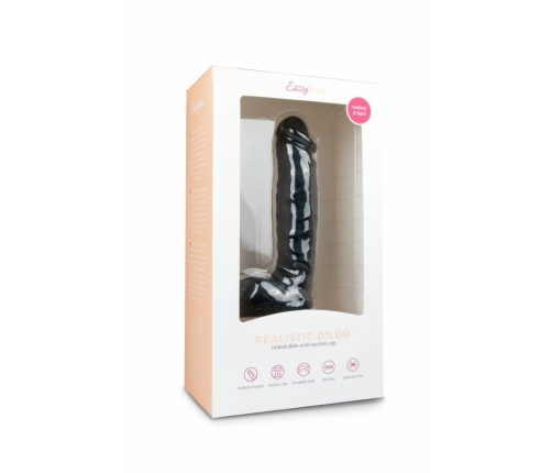 TOYJOY Realistic Model Black 22.5 cm - Anatomical Silicone Device