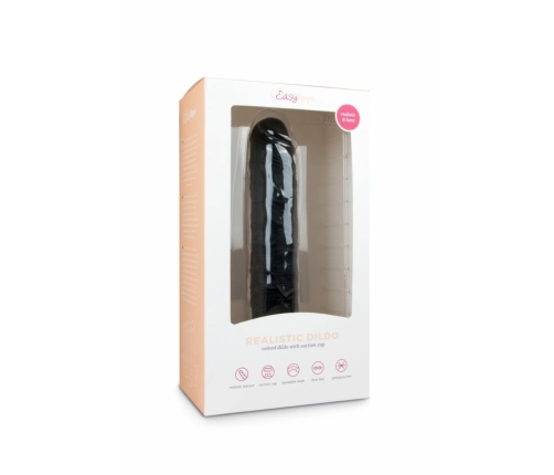 ToyJoy RealRock Intimate Device Black 28.5 cm Flexible Surface