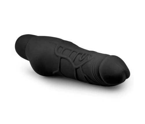 EasyToys Silicone Vibrator Black - Textured Surface, Adjustable Vibration