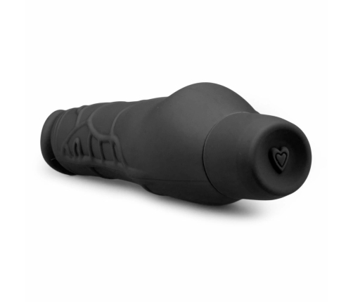 EasyToys Silicone Vibrator Black - Textured Surface, Adjustable Vibration