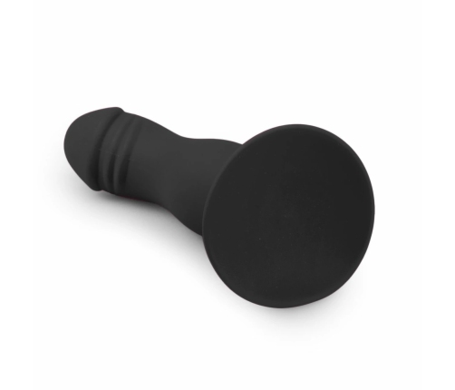 Kiotos Black Silicone Intimate Machine with Suction Base, Medium Size