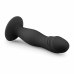 Kiotos Black Silicone Intimate Machine with Suction Base, Medium Size