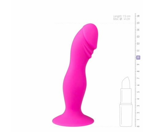 Silexd Silicone Model with Suction Base Pink 18 cm