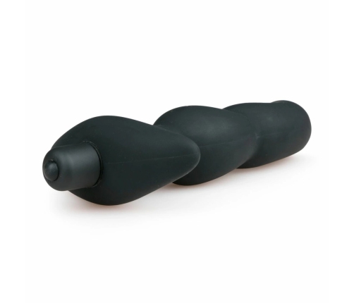 EasyToys Silicone Prostate Massager Black Ergonomic Design