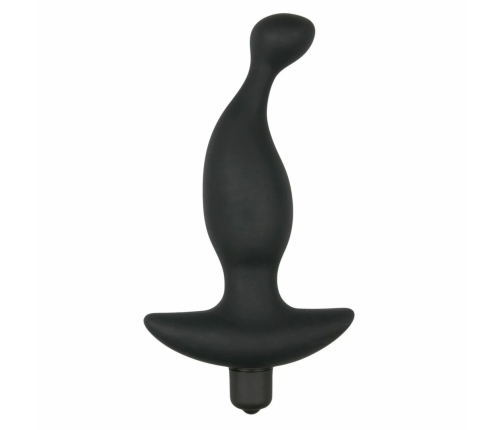 Sinner Gear Black Silicone Prostate Massager with Vibration Function