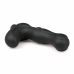 EasyToys Black Silicone Intimate Plug with Advanced Vibration System