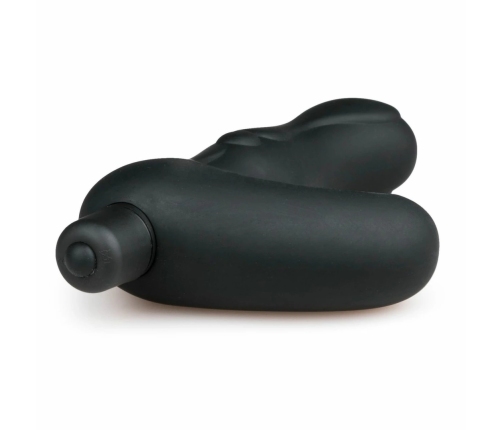 EasyToys Black Silicone Intimate Plug with Advanced Vibration System