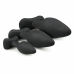 EasyToys Silicone Anal Training Plug Set Black - 3 Sizes, Flexible Design