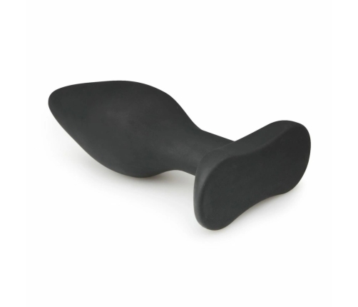 EasyToys Silicone Anal Plug Medium Black - Flexible Ergonomic Model