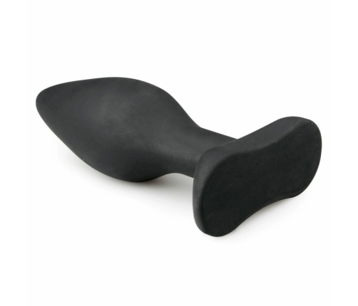 Sinner Gear Large Silicone Plug Black - Secure Wide-Base Anal Model