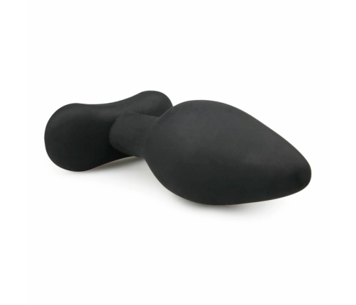 Sinner Gear Large Silicone Plug Black - Secure Wide-Base Anal Model