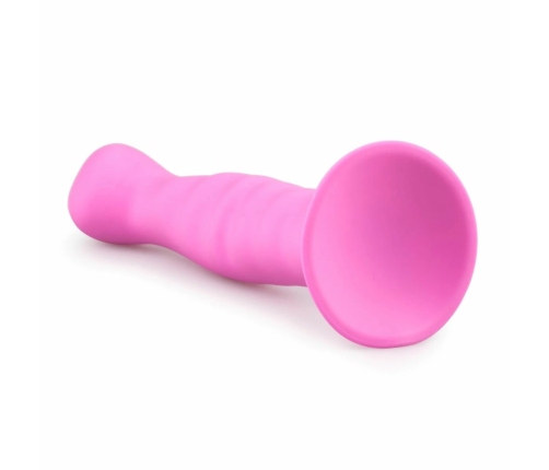 EasyToys Silicone Model Pink with Suction Base - Flexible Intimate Device