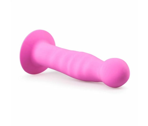 EasyToys Silicone Model Pink with Suction Base - Flexible Intimate Device