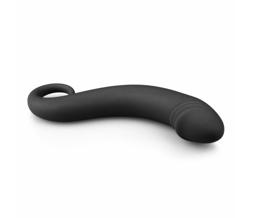 TOYZ4LOVERS Silicone Black Anal Massager Curved Prostate Model