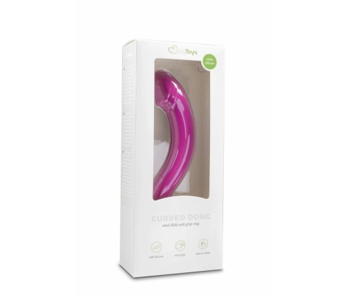 EasyToys Silicone Curved Prostate Massager Black 16 cm - Ergonomic Shape