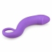 EasyToys Silicone Prostate Massager Purple Curved Anatomical Model