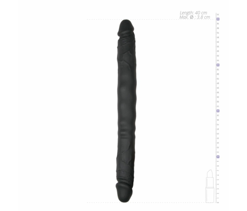 EasyToys Double-Ended Flexible Silicone Intimate Device 44 cm Black